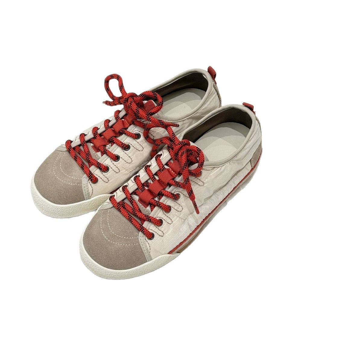 Women's Design Ruffle Contrast Color Shoelace Retro Distressed Versatile Women's Casual Shoes
