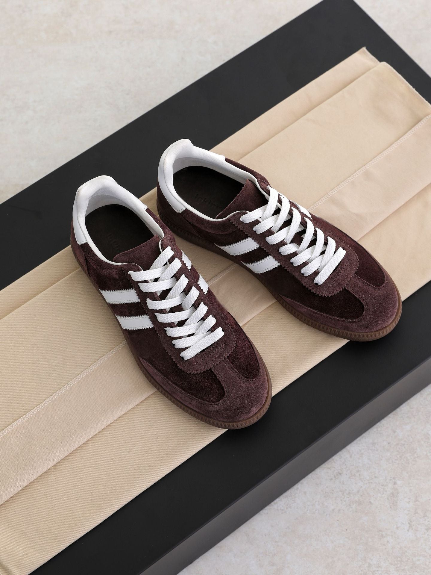 Women's Retro Platform Genuine German Training Round Sneakers