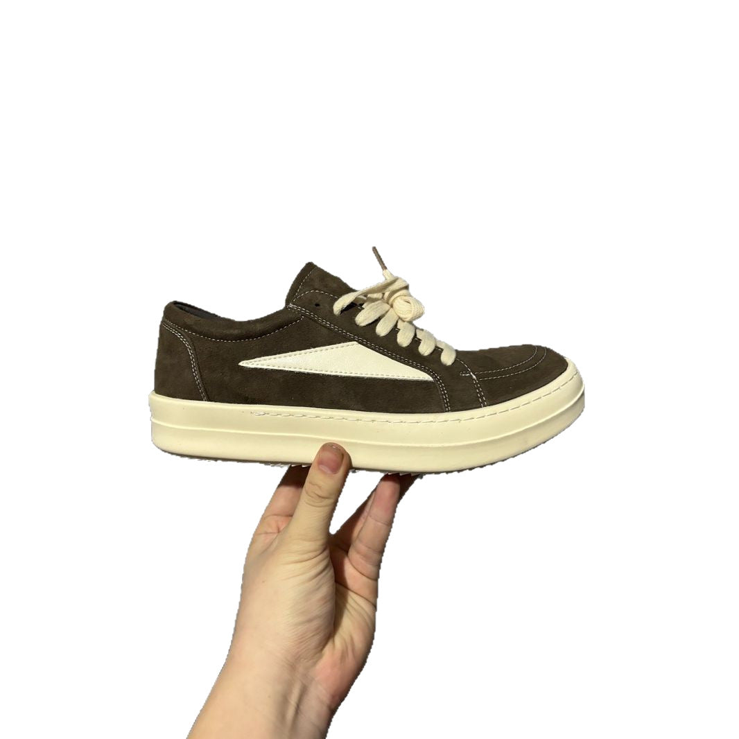 Men's American High Street Fashion Black Niche Sneakers