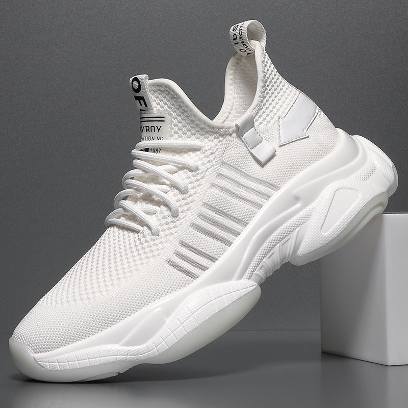 Men's Oversized Mesh Fashion Platform Height Increasing Sneakers