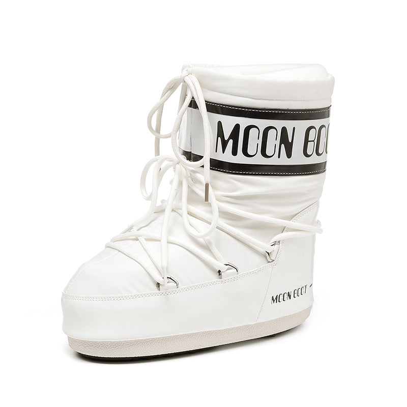 Women's Winter Thick Warm Sleeve Cotton Strap Snow Boots