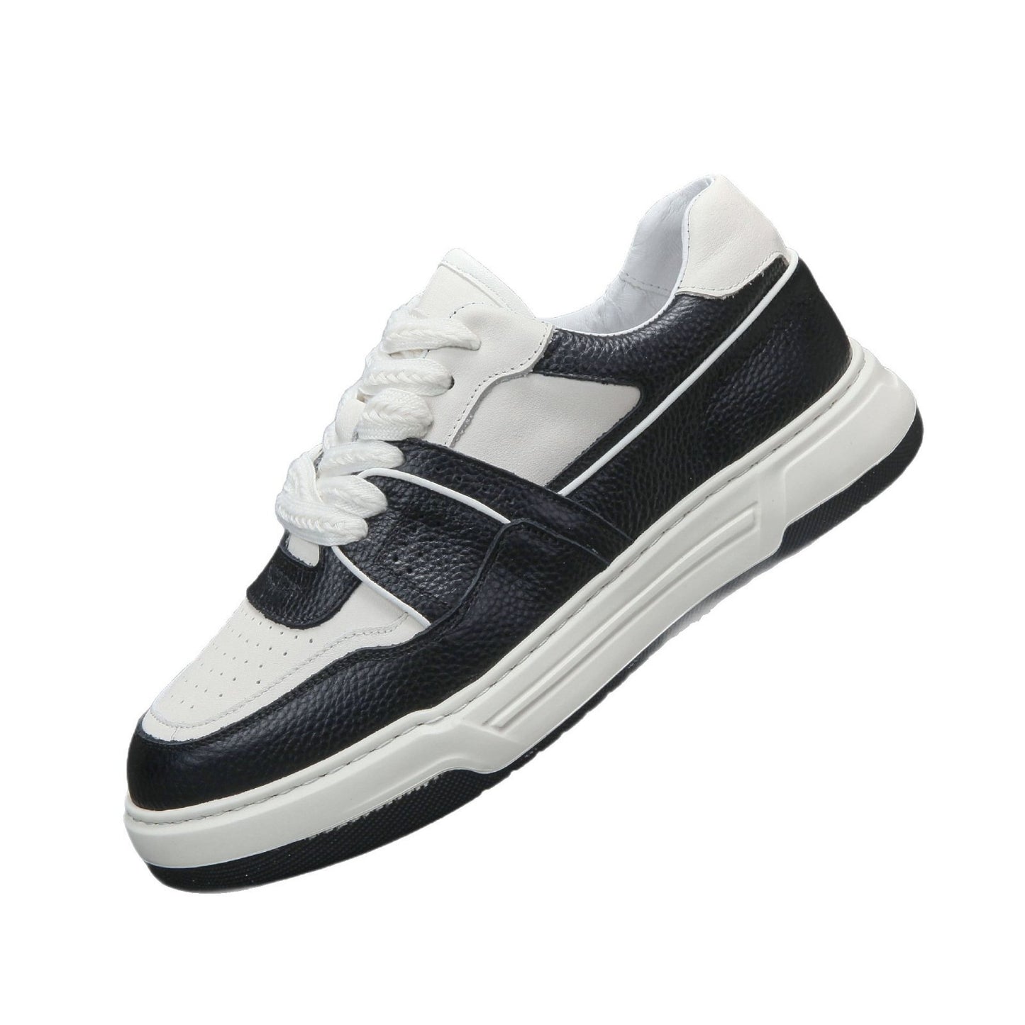 Men's Cowhide Fashion Springtide Flow Wild Sports Sneakers
