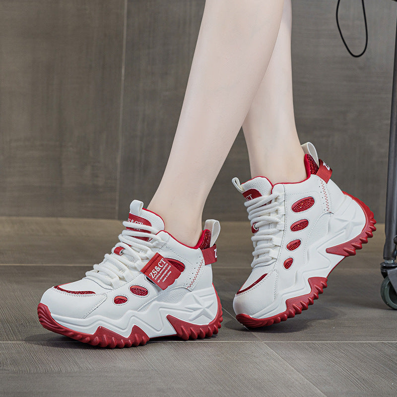 Genuine Muffin Spring Height Increasing Fashion Casual Shoes