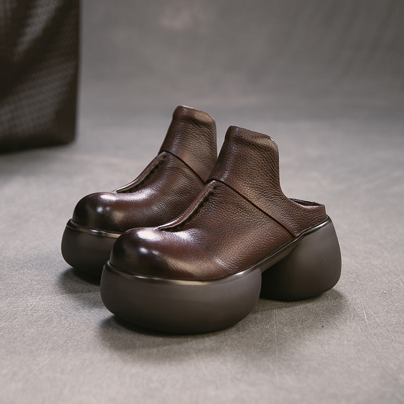 Platform Toe Box For Outdoors Comfortable Slippers