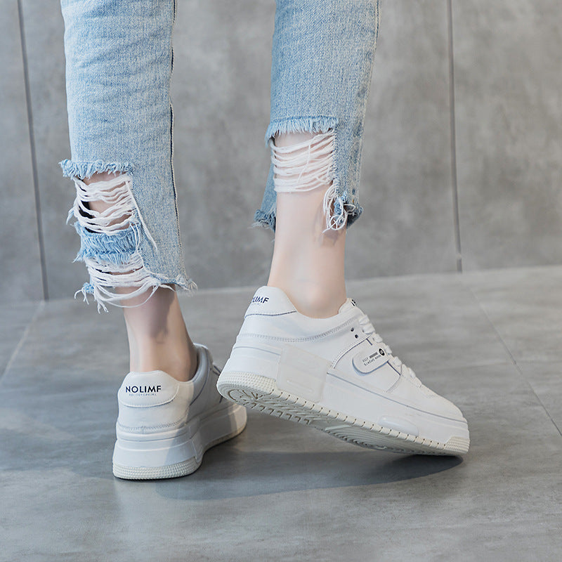 Women's Platform Classic Sports Board Fashion Simple Trend Preppy Casual Shoes