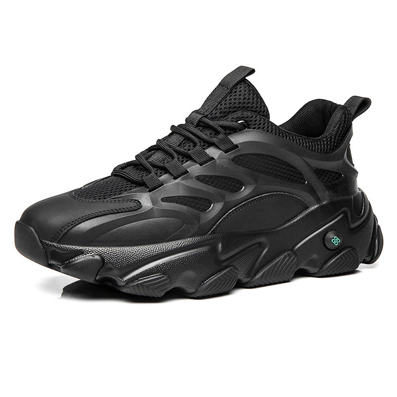 Men's Eagle Dell Dad Breathable Platform Black Extra Sneakers
