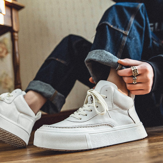 Men's Board Fashionable Air Force Sports White Casual Shoes