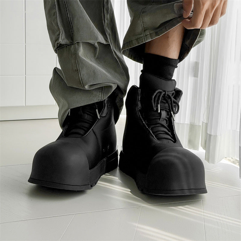Big Head Platform Increased High Top Boots