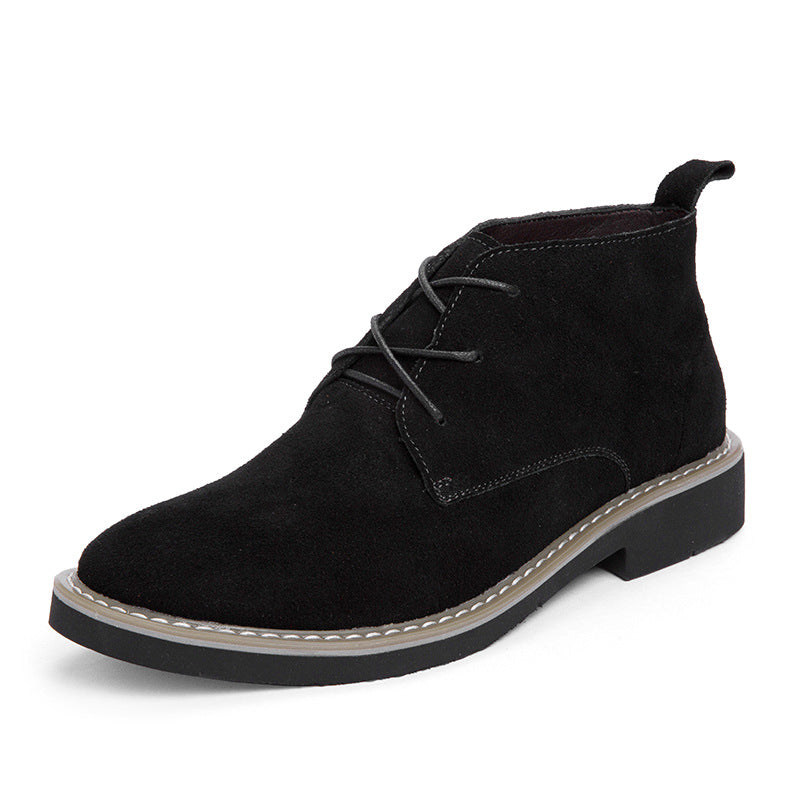 Men's Plus Size Suede British Style Business Leather Shoes