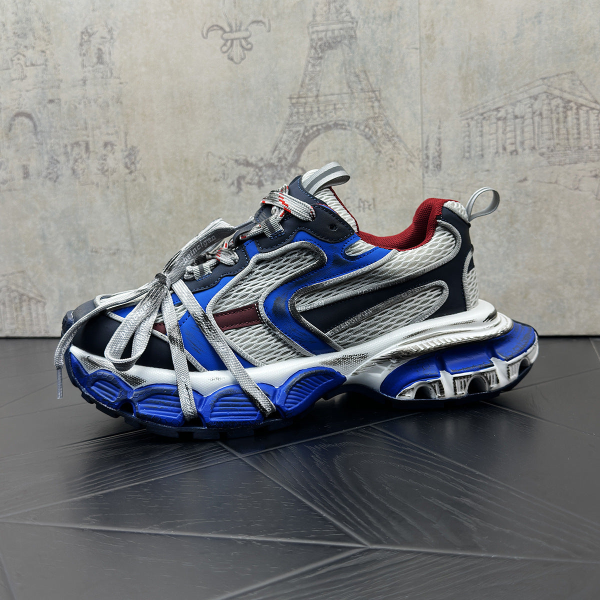 Men's High-grade Dad Breathable Mesh Fashion Handsome Men's Sports Shoes