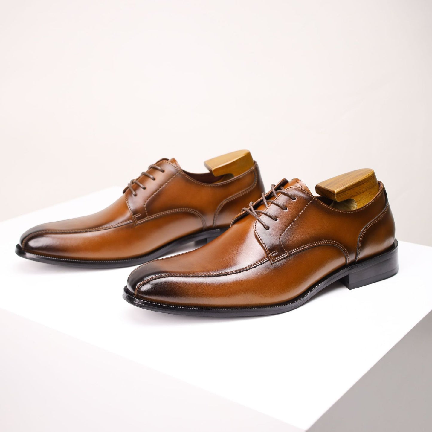 Men's Spring Formal Retro British Cowhide Men's Shoes