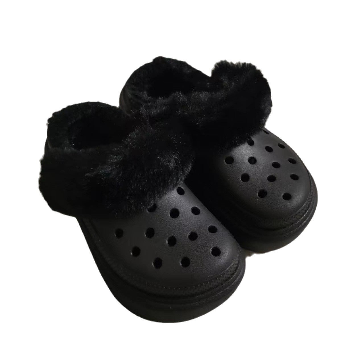 Warm Cotton Fleece-lined Hole Winter Outdoor Travel Ladies Women's Shoes