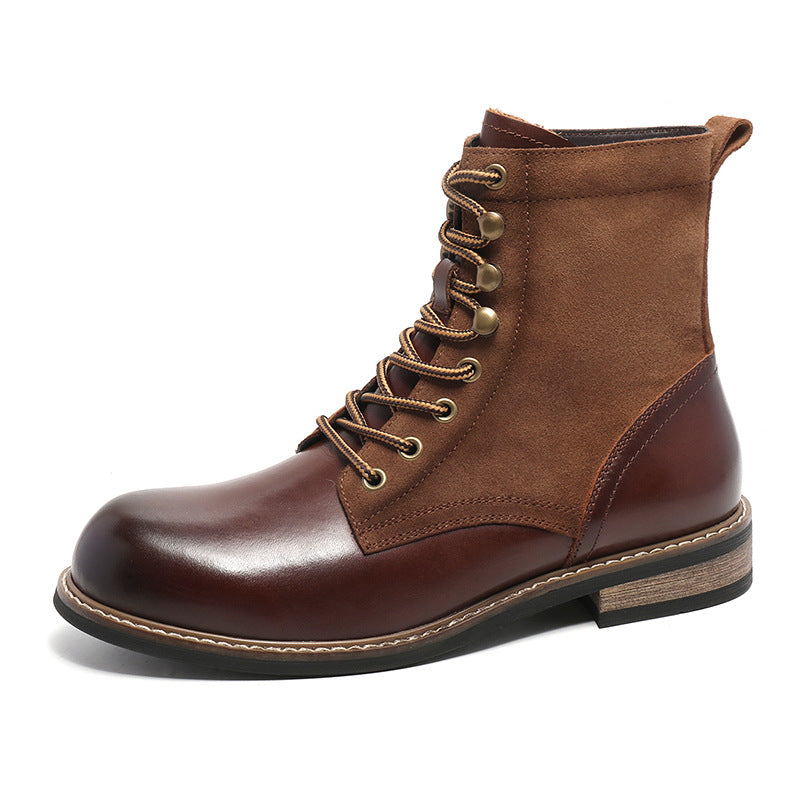 Knight Paratrooper Genuine Martin Retro Motorcycle Boots