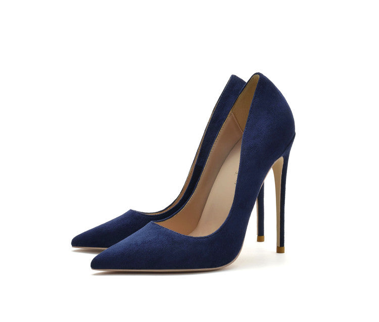 Women's High Stiletto Pointed Toe Suede Girly Women's Fashion Shoes