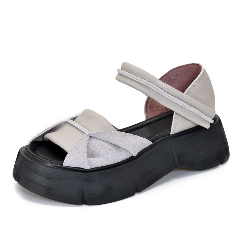 Women's Price Genuine Peep Toe Roman Summer Sandals