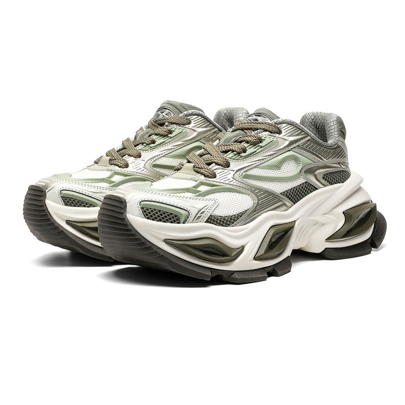 Women's Couple Dad Height Increasing Retro Trendy Sneakers