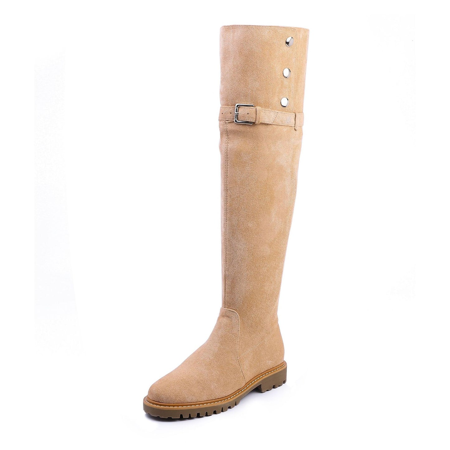 Women's Fleece-lined Warm Slugged Bottom Martin Two-way Wear Snow Boots