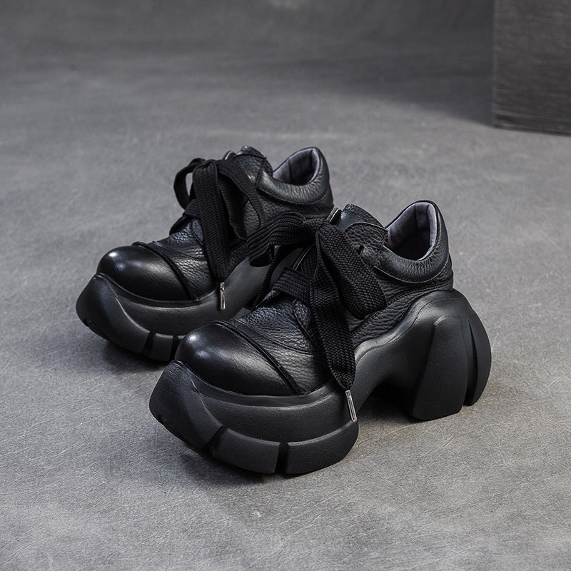 Thick-soled Small Height Increased Polished Fashion Casual Shoes