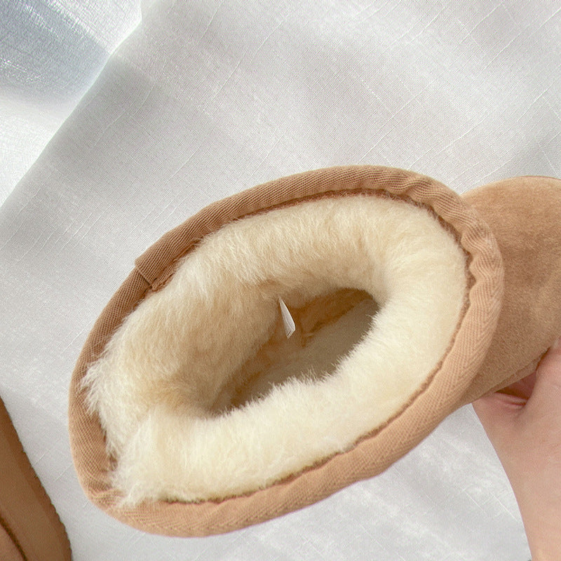 Women's Increasing Outer Wear Warm Muffin Short Snow Boots