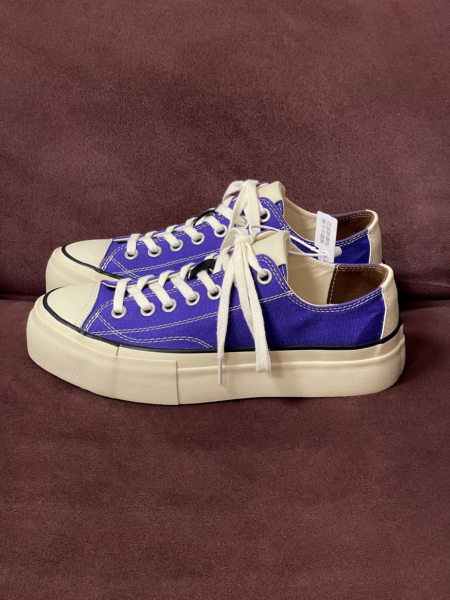Men's Thick Sole Secondary Vulcanization Craft Board High Density Men's Canvas Shoes