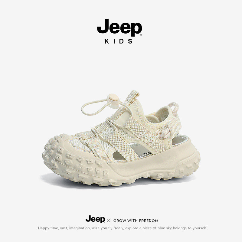 Children's Sports Summer Rotating Button Soft Bottom Kid's Sandals