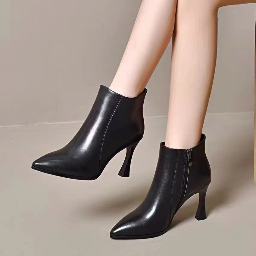 Women's Stiletto High Autumn Forging Fashion Plush Women's Shoes