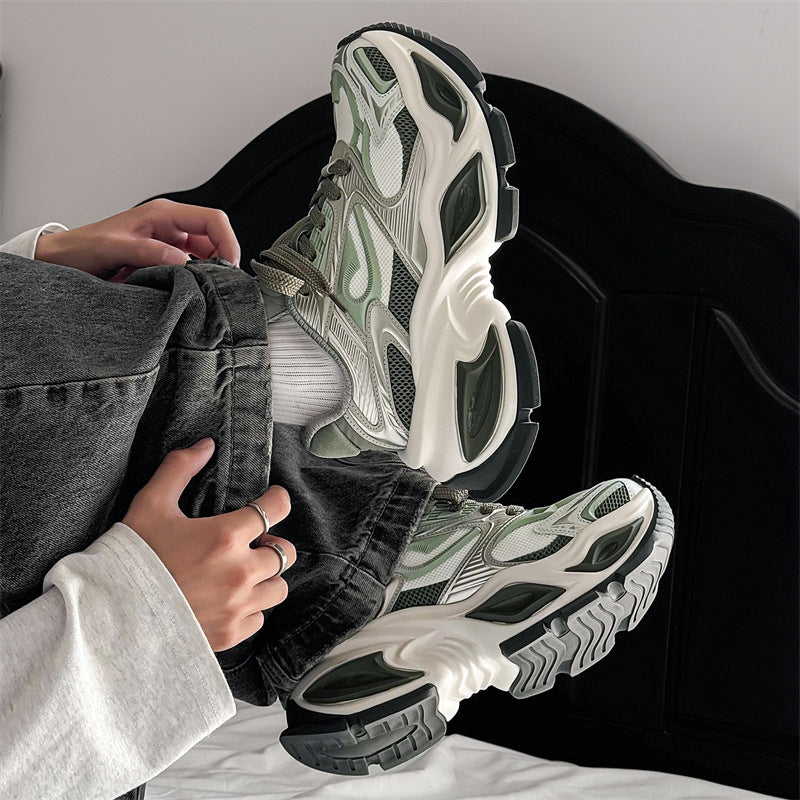 Women's Couple Dad Height Increasing Retro Trendy Sneakers