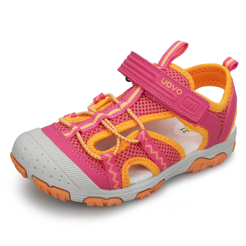 Children's Boys Closed Toe Korean Style Soft Bottom Kid's Sandals