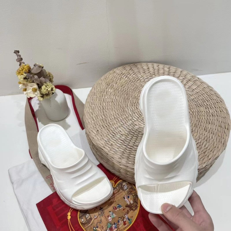 Women's Cotton Candy For Platform Leisure Raise Slippers
