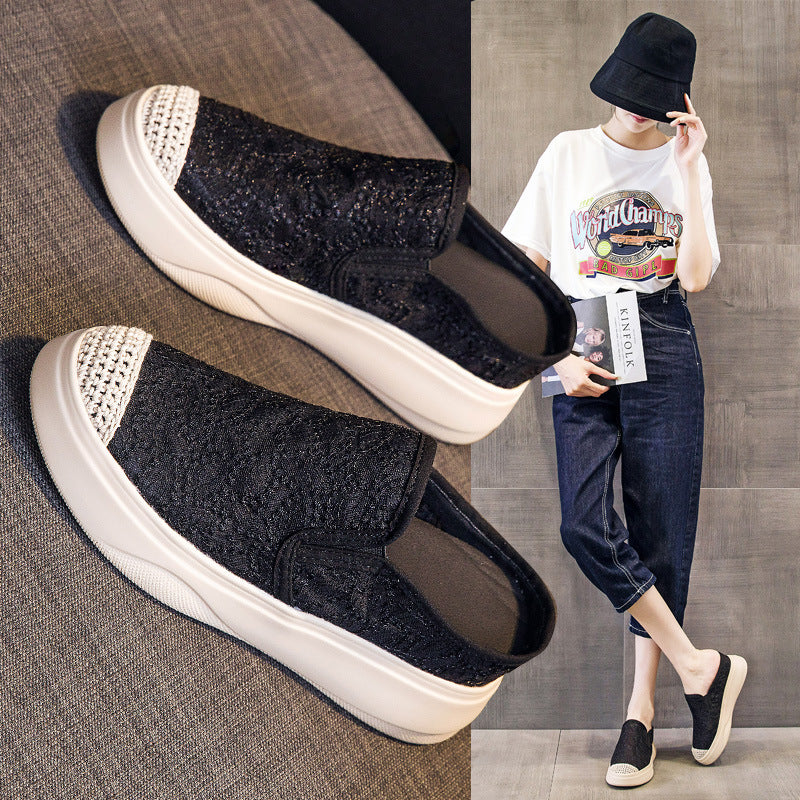 Women's Half Thick Bottom Summer Outdoor Fisherman Height Slippers