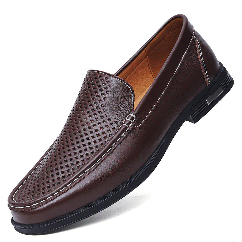 Men's Bottom Small Breathable One Pedal Genuine Casual Shoes