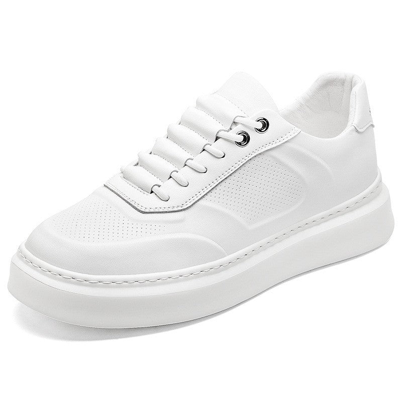 Men's Korean Style Trendy Comfortable White Spring Sneakers