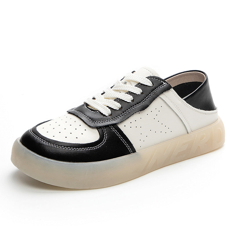 Women's Flat Autumn Genuine Nurse Single-layer Soft Men's Shoes