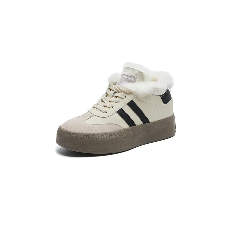 Women's For Winter Round Head Thick Bottom Snow Boots