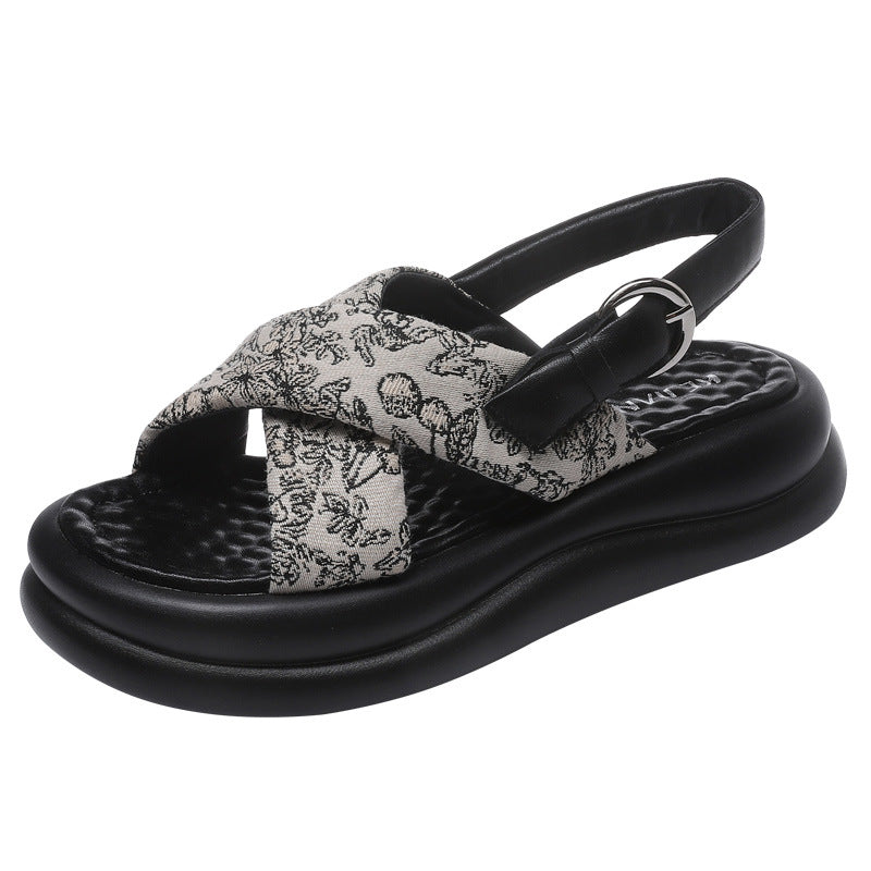 Women's Platform Summer Outdoor Roman Versatile Leisure Sandals