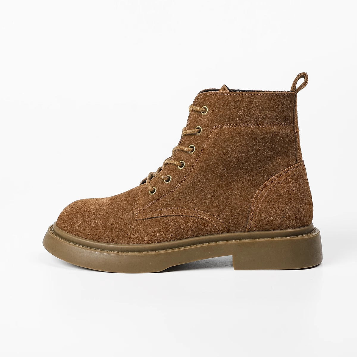 Style Martin Female Retro Brown British Women's Shoes