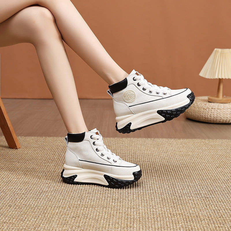 Women's Genuine Daddy Fashion Skinny Platform Sneakers