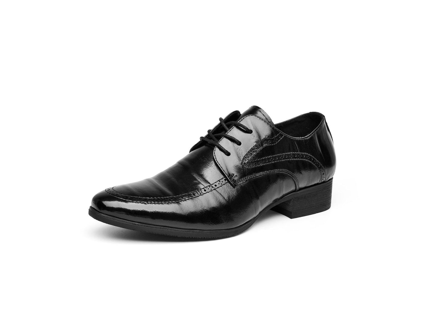 Men's Layer Cowhide Wedding Formal Wear Business Leather Shoes
