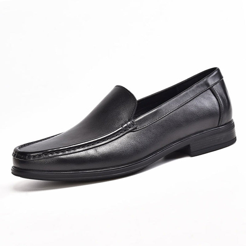 Men's Foot Covering With Brown Color Breathable Leather Shoes
