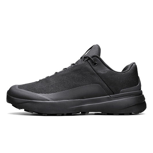 Men's Embroidery Pure Flat Outdoor Breathable Mesh Sneakers