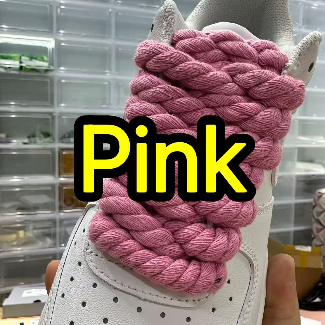 Women's & Men's Air Force Retro Manila Rope White Sneakers