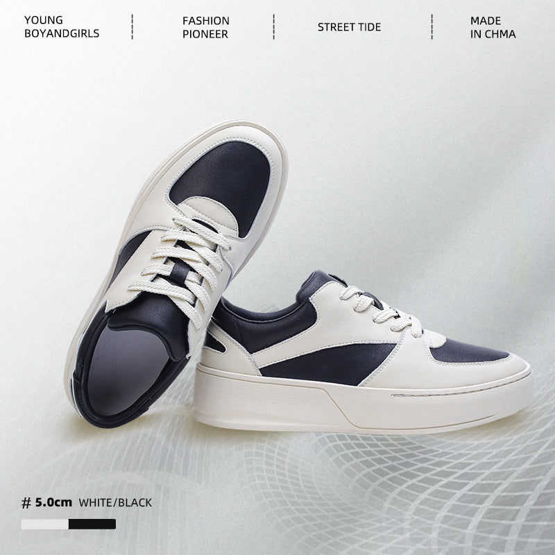 Men's Design Platform Hight Increasing Board Leisure Sneakers