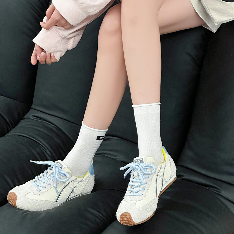 Women's Training Breathable Lightweight Retro Genuine Niche Casual Shoes