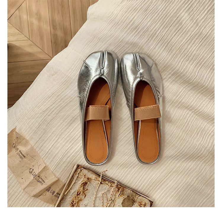 Women's Mom Trotter Spring Toe Pumps Half Women's Shoes