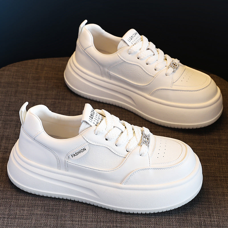Women's Classic Style Slimming Thick Bottom Increased Casual Shoes