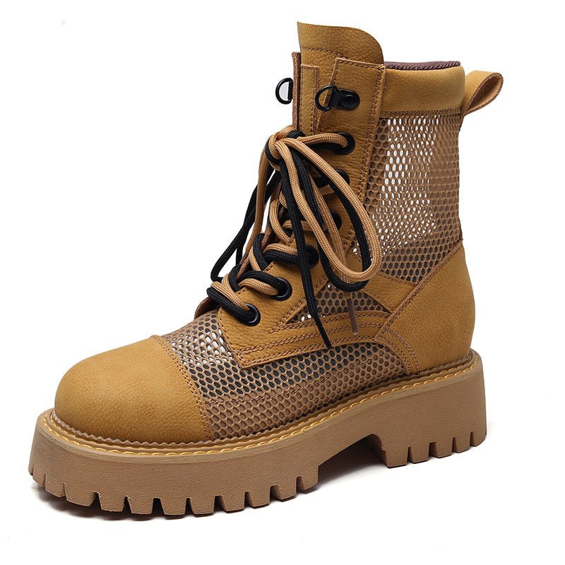 Women's Martin Summer Thin Short Breathable Mesh Boots