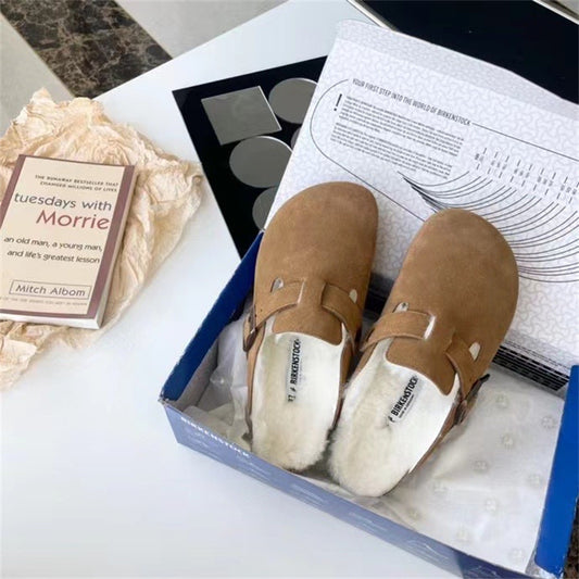 All-inclusive Mulberry Slope Sheepskin Fur Integrated Snow Boots