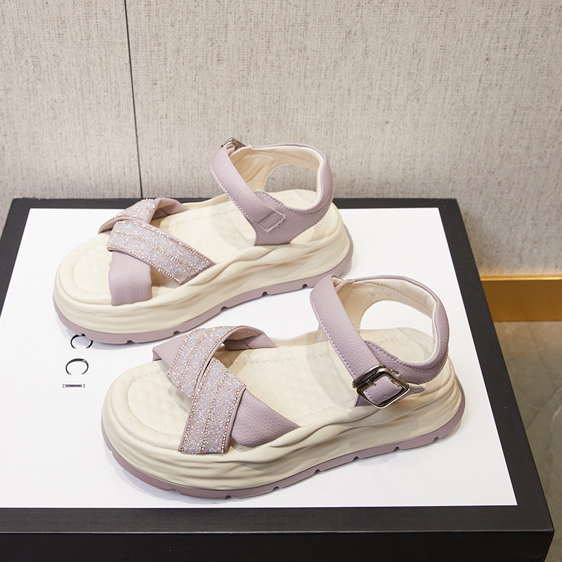 Women's Bottom Fairy Style Sports Rome Beach Casual Shoes