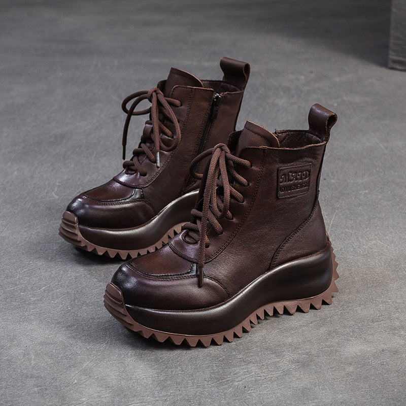 Women's & Men's Dong Fleece-lined Warm Slugged Bottom Platform Men's Shoes