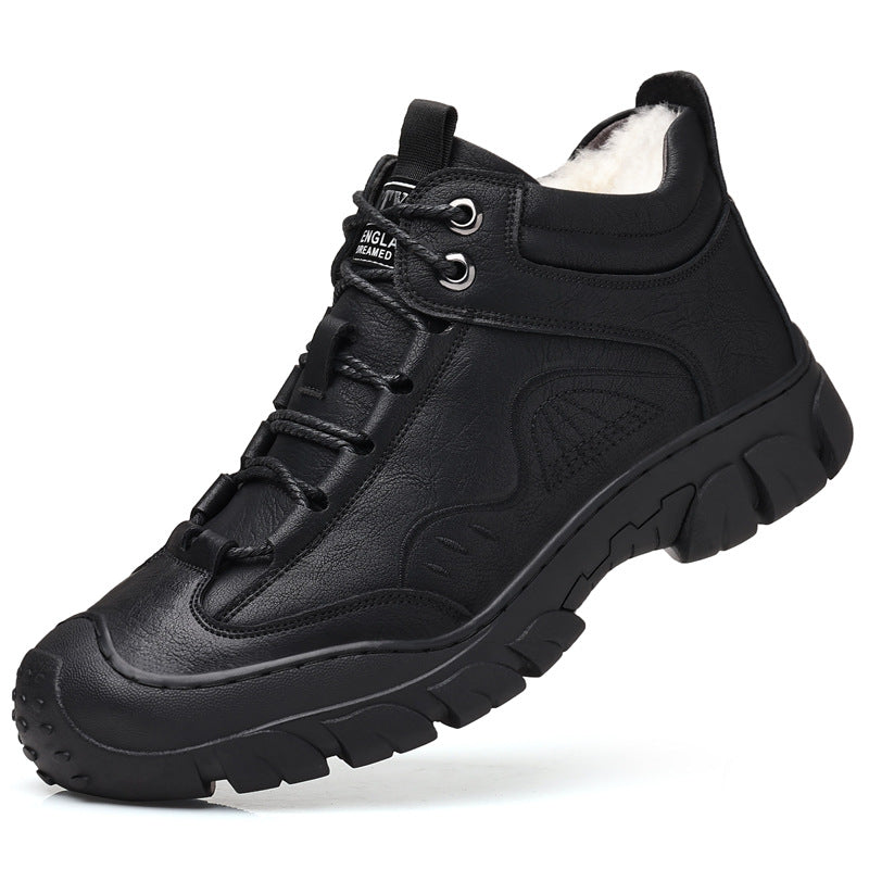 Men's Winter Warm With Veet Thick Cotton Snow Boots